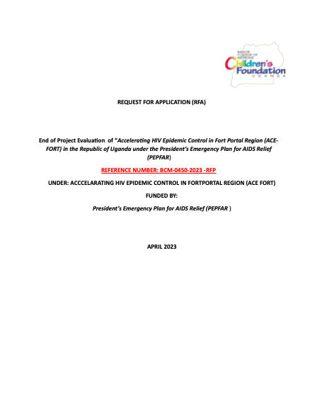 BCM-0450-2023-RFP-END OF PROJECT EVALUATION-ACE FORT PROJECT